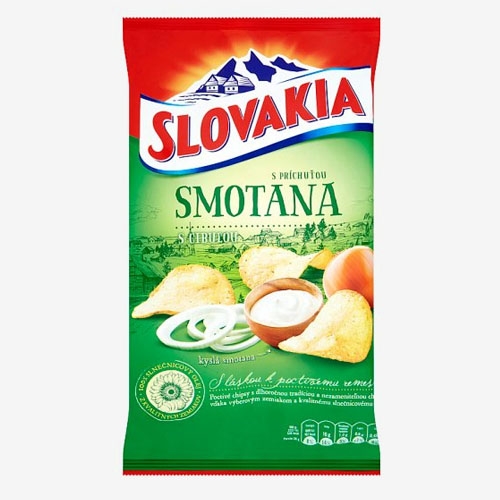 Slovakia Chips smotana a cibuľka 70g